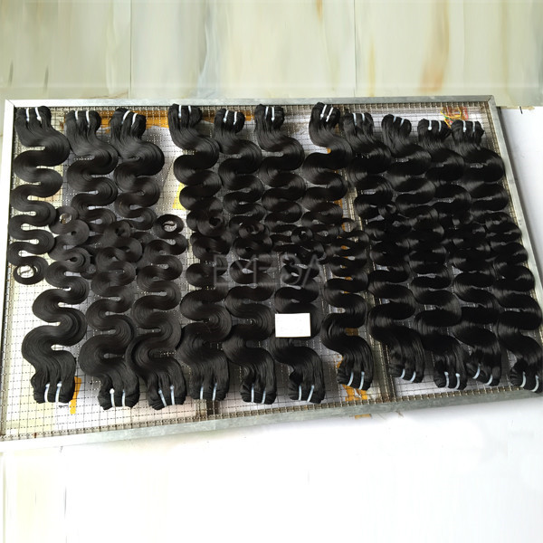 Very soft hair extensions Qingdao hair factory supply good quality hair  LJ45